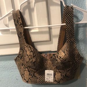 Snake skin corset kinda top